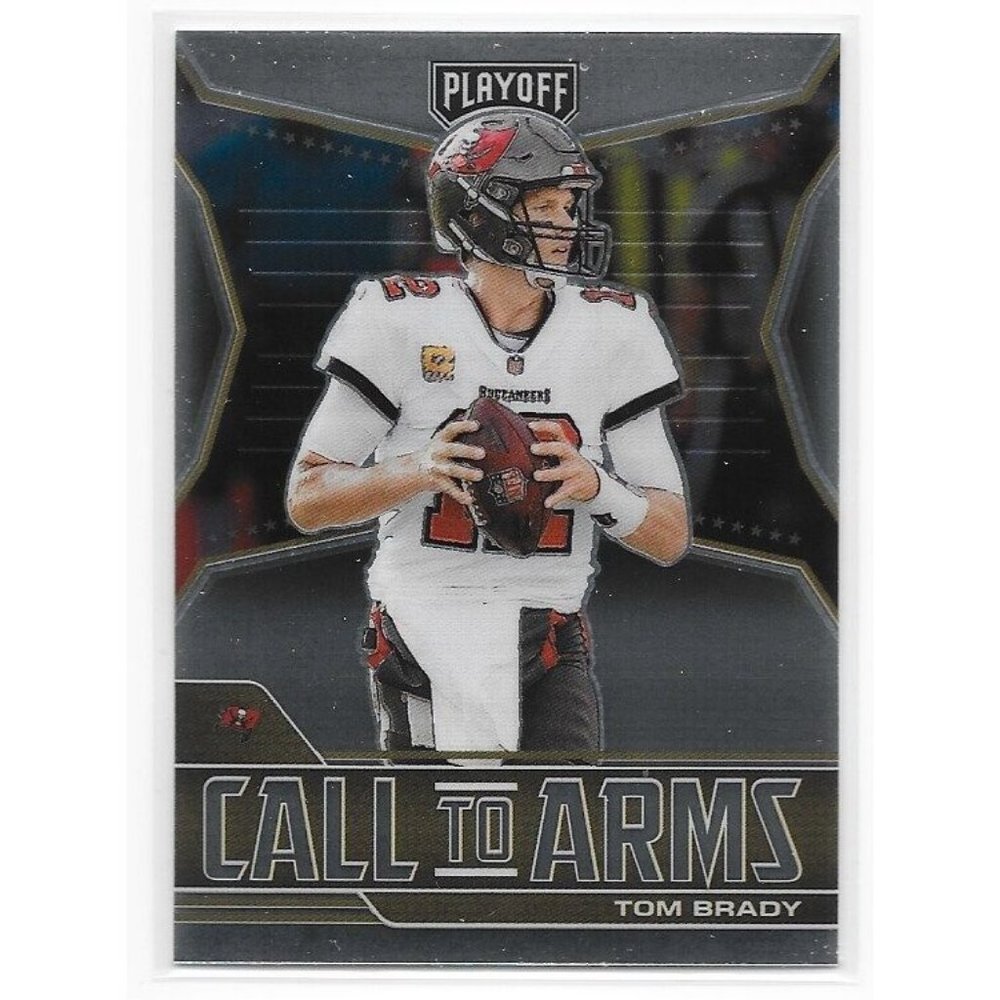 2021 Panini Playoff TOM BRADY Insert Card Call to Arms #CA-TBR Tampa Bay Bucs
